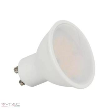 LED spot égő, 2,9w, 4000K, természetes fehér, 250lm, GU10, 100°, fehér/tejfehér búra, CRI>80, V-TAC, 212988 kép