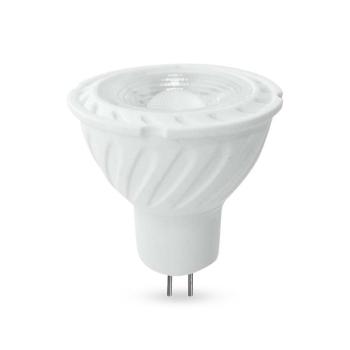 LED spot égő, 6w, 3000K, meleg fehér, 445lm, GU5.3, 38°, fehér, CRI>80, V-TAC, 212071 kép