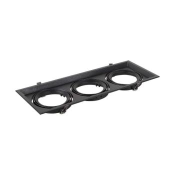 LED spot lámpatest keret, 3XAR111, fekete, V-TAC, 35831 kép