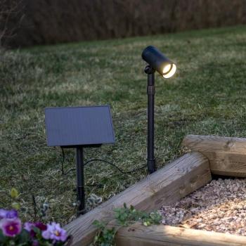 LED spotlámpa, 53 cm, 250 lm, fekete, földbe szúrható kép