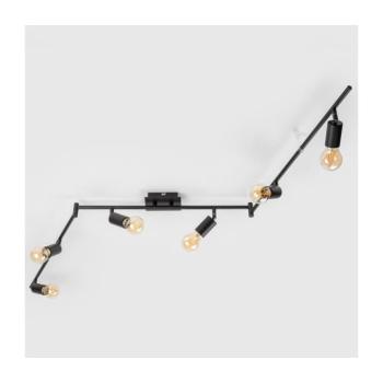 LED spotlámpa 6xE27/6,5W/230V fekete 9A22004