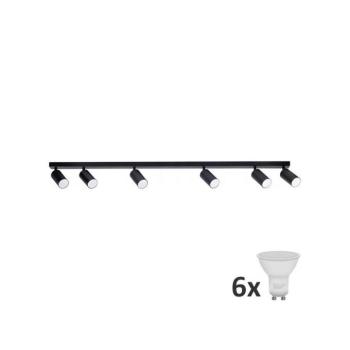 LED Spotlámpa ANGIE 6xGU10/6W/230V fekete MX0118+6xBG0217 kép