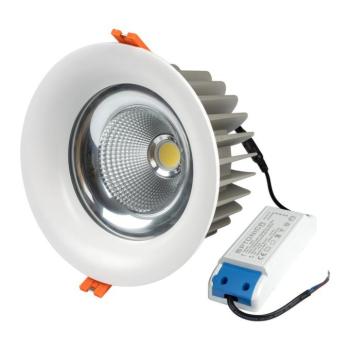 LED spotlámpa cob tuv szabad, 40W, 6000K, hideg fehér, 4000 lm, fehér, Optonica, 3260 kép