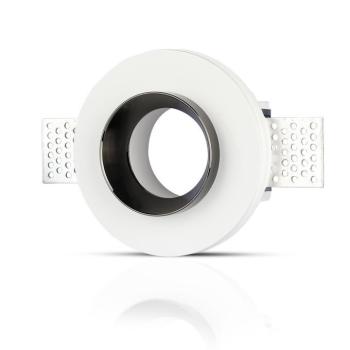 LED spotlámpa keret kerek, GU10, fehér, fekete, V-TAC, 3145 kép