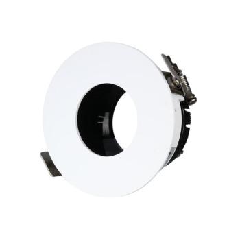 LED spotlámpa keret kerek, GU10, fehér, fekete, V-TAC, 3157 kép
