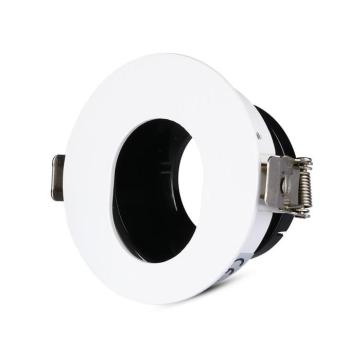 LED spotlámpa keret kerek, GU10, fehér, fekete, V-TAC, 3161 kép