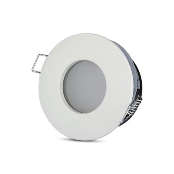 LED spotlámpa keret kerek, GU10, fehér, IP54, V-TAC, 3613 kép
