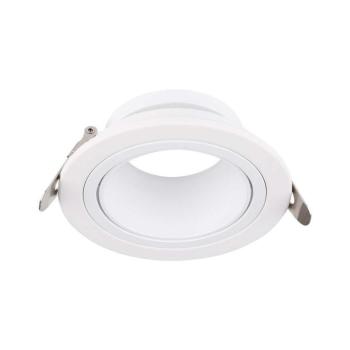 LED spotlámpa keret kerek, GU10, fehér, V-TAC, 10296 kép
