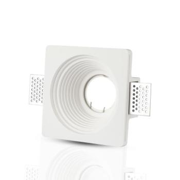 LED spotlámpa keret kerek, GU10, fehér, V-TAC, 3152 kép
