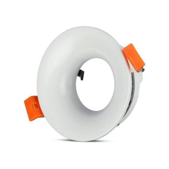 LED spotlámpa keret kerek, GU10, fehér, V-TAC, 3169