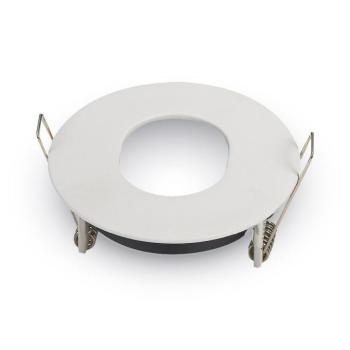 LED spotlámpa keret kerek, GU10, fehér, V-TAC, 3612 kép