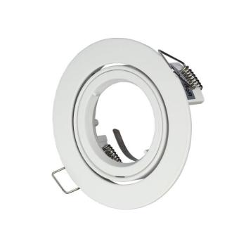 LED spotlámpa keret kerek, GU10, fehér, V-TAC, 3645 kép