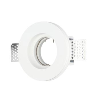 LED spotlámpa keret kerek, GU10, fehér, V-TAC, 3652 kép