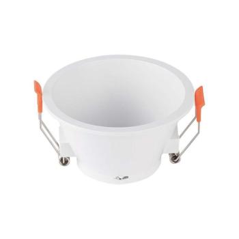 LED spotlámpa keret kerek, GU10, fehér, V-TAC, 6636 kép