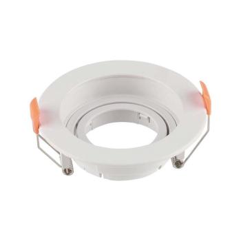 LED spotlámpa keret kerek, GU10, fehér, V-TAC, 6658 kép