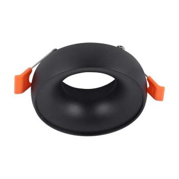 LED spotlámpa keret kerek, GU10, fekete, fekete, V-TAC, 6696 kép