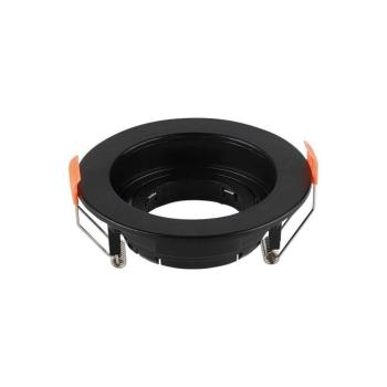 LED spotlámpa keret kerek, GU10, fekete, V-TAC, 6659 kép