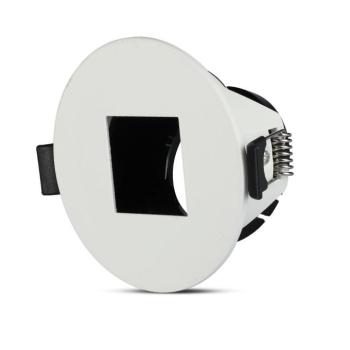 LED spotlámpa keret négyzet alakú, GU10, fehér, fekete, V-TAC, 8597 kép