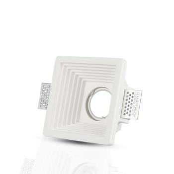 LED spotlámpa keret négyzet alakú, GU10, fehér, V-TAC, 3151 kép