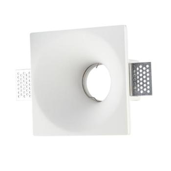 LED spotlámpa keret négyzet alakú, GU10, fehér, V-TAC, 3653 kép