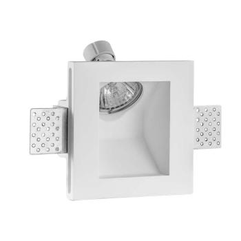 LED spotlámpa keret négyzet alakú, GU10, fehér, V-TAC, 6773 kép
