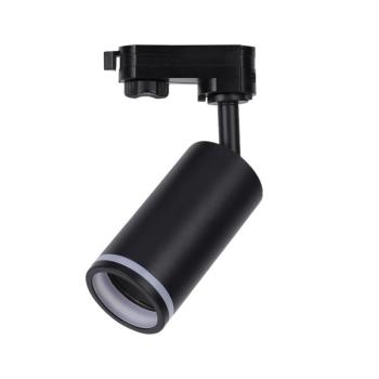 LED spotlámpa mágneses sínhez, GU10, 360°, fekete, V-TAC, 6784 kép