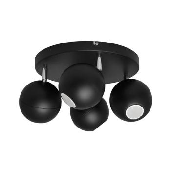 LED Spotlámpa MIDWAY 4xGU10/6,5W/230V fekete R-KD 1804/4 BK kép