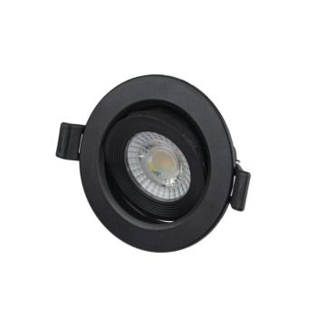 LED spotlámpa NIKO 7W 3xCCT (3000K/4200K/6500K) 658lm 38° Φ70mm beépíthető fekete kerek 2103190 VITO kép