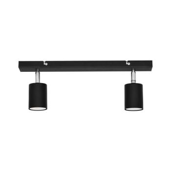 LED Spotlámpa TUNE 2xGU10/4,8W/230V fekete R-L 1927/2 BK+CH+BK kép