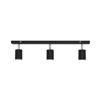 LED Spotlámpa TUNE 3xGU10/4,8W/230V fekete R-L 1927/3 BK+CH+BK kép