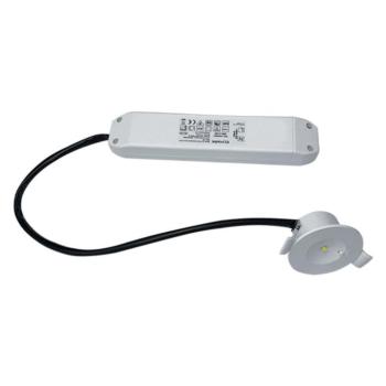 LED SPOTVILÁGÍTÁS 3W 6000K 230V D80 + SÜRGŐSSÉGI KÉSZLETTEL kép