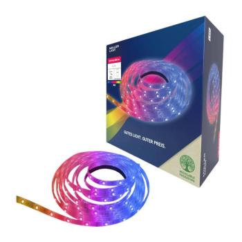 LED-Strip Smart RGB, 2 m hosszú, zeneérzékelő, USB, Tuya applikáció kép