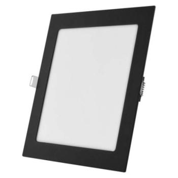 LED süllyesztett lámpatest NEXXO, négyzet, fekete, 18W, CCT kép