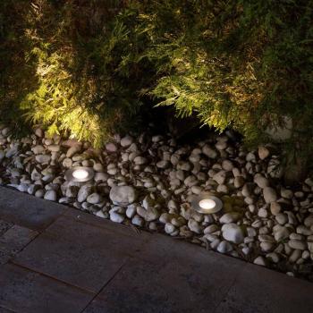 LED süllyesztett spotlámpa alap, nikkel színű, Ø 9 cm, alumínium/rozsdamentes kép