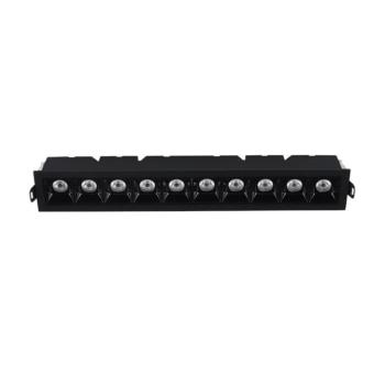 LED süllyesztett spotlámpa ICECUBE-20 20W 1880lm 3000K (meleg fehér) 282x45mm fekete 2102970 VITO kép