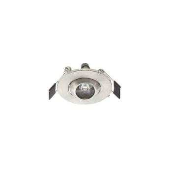 LED süllyeszthető spot lámpatest RITA 3 kerek 1W 98lm 3000K (meleg fehér) Φ53x30mm INOX 2021600 VITO kép