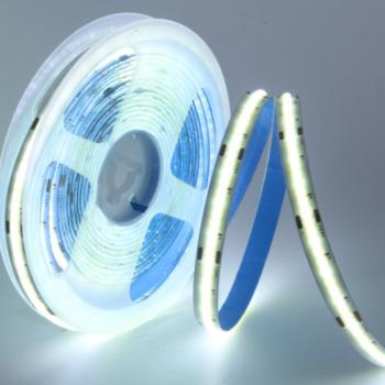 LED szalag , 12 Volt DC , COB , 300 LED/m , DOTLESS , 11 W/m , természetes fehér kép