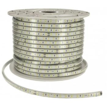Led szalag , 220 Volt , 120 LED/m , 8 watt/m , hideg fehér , 119 lm/w , IP54 , Flex-Neon kép