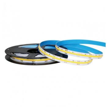 LED szalag , 24 Volt DC , COB , 280 LED/m , DOTLESS , 10 W/m , meleg fehér kép