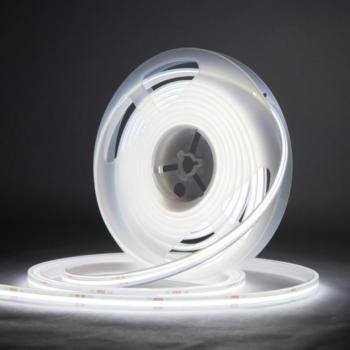 LED szalag , 24 Volt DC , COB , 320 LED/m , DOTLESS , 11 W/m , hideg fehér kép