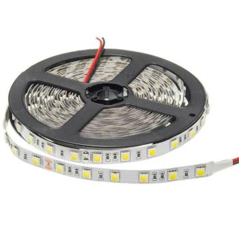 LED szalag 5050 24v nem vízálló professzionális kiadás, 14,4W, 6000K, hideg fehér, dimmelhető, 600 lm, Optonica, 4851 kép