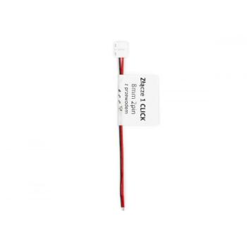 LED szalag click csatlakozó egyes 8 mm-es 2 tűs kábellel, LED line, LL-243479 kép