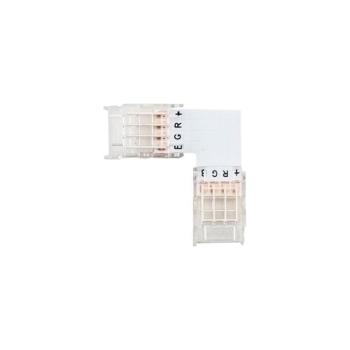 LED szalag csatlakozó 10mm-RGB L-ALAKÚ 20db/csomag áttetsző 5520360 VITO kép
