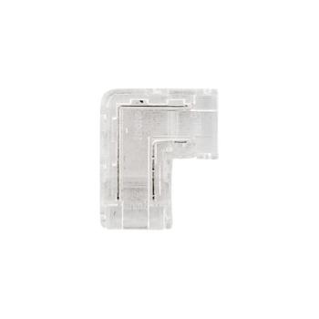 LED szalag csatlakozó 8mm-es egyszínű L-alakú 20db/csomag átlátszó 5520330 VITO kép