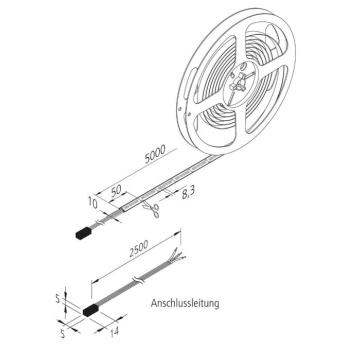 LED-szalag Dynamic-Tape S IP54 2,700-5,000K 500cm kép