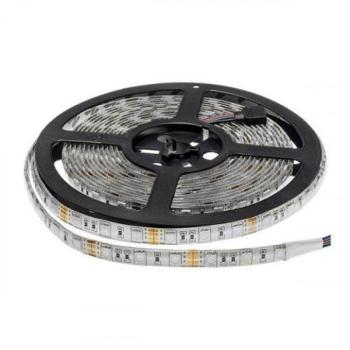 LED szalag , kültéri , 5050 , 60 led/m , 14.4W/m , RGB, szilikon bevonat kép