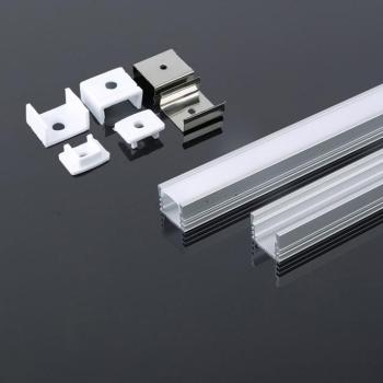 LED szalag profil, ezüst/fehér fedő, 2000mm, V-TAC, 3358 kép