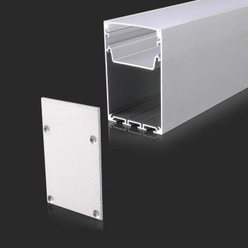 LED szalag profil, fehér/fehér fedő, 2000mm, V-TAC, 2872 kép
