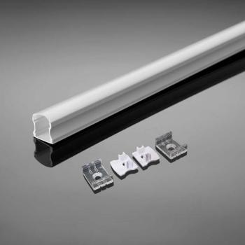 LED szalag profil, fehér/fehér fedő, 2000mm, V-TAC, 3366 kép