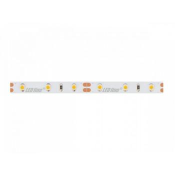 LED szalag, SMD 3528, 60 LED/m, 12 V DC, 4,8 W/m, IP20, meleg fehér, 5 év garancia, 4,8W, 3000K, 400lm, CRI≥80, szabályozható, 12V, LED line, LL-240164 kép